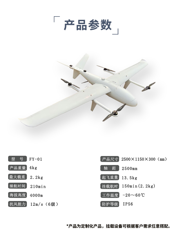 垂直起降固定翼無人機 FY-01(圖3)