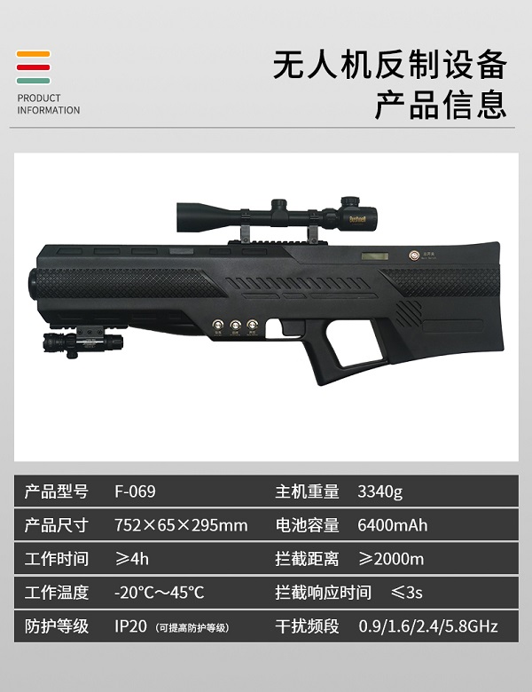 無人機反制槍 F-069型(圖2)